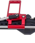 Front view of Behind The Axle BTA Servo Mount with Hydraulic Steering Link for 1/10 RC Crawler Capra F9 Portal Axle LCG Chassis DIY