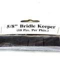 Equine Rubber Bridle Keeper Fits Five Eighths To Three Quarters Inch Leather Anti Slip Stays Put Replacement Pack Of Ten For Bridles Martingales