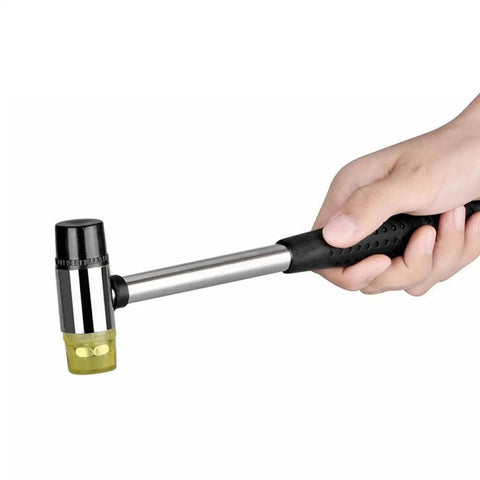 Pro Grade Dent Repair Tool Kit With Rubber Hammer And Repair Pens For Auto Body And Sheet Metal Dent Removal Set Random Color handle view