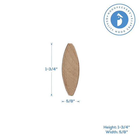 Birch Wood Joiner Biscuits Size 0 Pack Of 100 For Strong Precise Joints And Flush Gap Free Pro Grade Woodworking