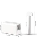 Two Pack Minimalist Toothpaste Tube Squeezers Roller Tool For Easy Mess Free Squeezing Eco Friendly White Dispenser Durable ABS Plastic