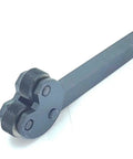 Knurling Tool With Pivot Head And Diamond Pattern For Lathe Work, Knurl Pitch One Point Five Millimeters, Half Inch Square Shank