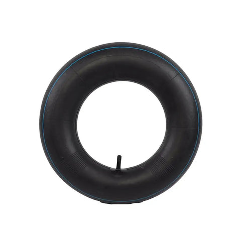 Tough As Nails 4.80/4.00-8 Tire Inner Tube For 8 Inch Rims Fits Scooters ATV Go Karts Golf Carts Wheelbarrows Lawn Mowers Garden Tractors Wagons Hand Trucks Dolly Utility Carts Mini Bikes Snow Blowers Generators Farm Equipment 1 Pack; black rubber circular inner tube with bent valve stem