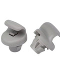 Car Sun Visor Clip Retainer Hook Set Two Pack Gray Durable Plastic Visor Clip For Nissan 350Z Frontier Versa Note Infiniti FX45 G35 96409BC402 96409EA00A Replacement Part Easy Install