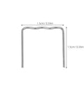 High Performance Hot Plastic Bumper Repair Welding Staples For Auto Body Work With Precision 0.8mm Rods, 1.5cm size.
