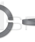 Heavy Duty Steel Helical Spring Lock Washers 5/8 Inch 2500 Piece Bulk Pack showing flat and helical designs.
