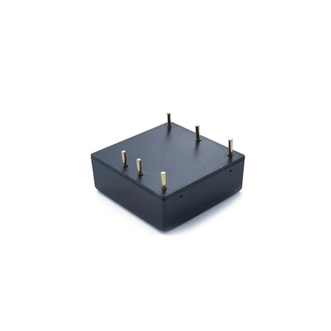 Top Tier Isolated Dc To Dc Converter 20W Power Supply Module Dropping 24V Down To 3V 5V 12V 15V 24V, black with gold pins.