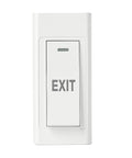 Door Release Push To Exit Button, Surface Mounted, Resettable NO/COM Switch For Access Control, 89mm By 40mm Panel, 250V 16A