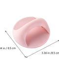 Pink self-adhesive wardrobe handle 3.34 inch, part of 8 Pack Self Adhesive Wardrobe Handles For Cabinets And Drawers No Drill Punch Free.
