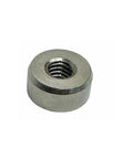 4 Piece Marine Grade 316 Stainless Steel Flat End Nuts 1/4 20 Thread 5/8 Inch Wide Heavy Duty Boat Hardware Saltwater Builds Built Like A Tank And Totally Rust Proof nut with threaded hole.