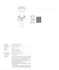 Official AESPA Light Stick For Kpop Fans, Durable LED Concert Baton With 94x94x257 Mm Build, AAA Battery Diagram