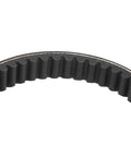 Close-up of GY6 CVT Drive Belt Replacement for 110cc 125cc 150cc scooters, showing ribbed design for smooth power transfer
