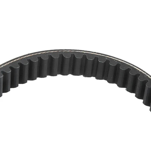 Close-up of GY6 CVT Drive Belt Replacement for 110cc 125cc 150cc scooters, showing ribbed design for smooth power transfer