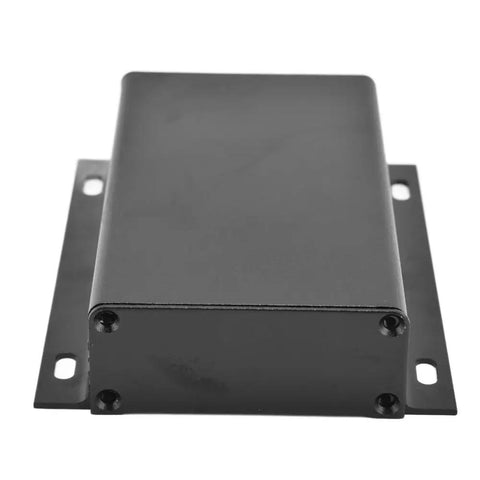 Durable Aluminum Electrical Enclosure Box For Circuit Boards, Split Enclosure With Heat Dissipation, Waterproof, Industrial Grade Protection, Easy Mounting, 25x84x110mm matte black enclosure with mounting tabs