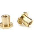 T16 Trapezoidal Lead Screw With Copper Nut And 304 Stainless Rod For 3D Printer Replacement 16mm Diameter 4mm Pitch 10mm Lead Durable Workhorse Wear Resistant Available In 100mm To 1000mm Lengths brass nut for 3D printer