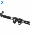 Heavy Duty Tie Rod End And Drag Link Steering Linkage Kit For Dodge Ram 1500 2500 3500 Trucks, durable black steel construction.