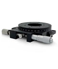 Manual Precision R Axis Hollow Rotary Stage Pro Grade 360 Degree Angular Adjustment Platform with aluminum build