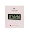 CO Gas Detector Transmitter For HVAC And Marine Use With Display 0 To 250 PPM Range High Accuracy Safety Monitor Four To Twenty Milliamp Output Or Zero To Ten Volt AI CO Model Durable Parking Lot Safe Monitoring front view.