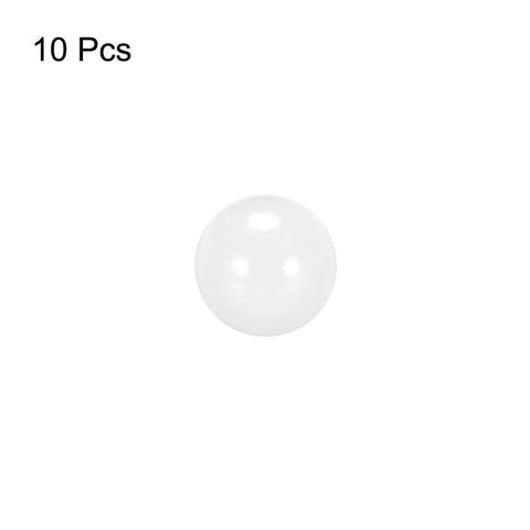 2mm zirconia ceramic bearing ball, white, front view