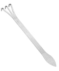 Lightweight 3 Prong Root Rake For Gardening With Stainless Steel Construction Ergonomic Handle Loosens And Aerates Soil