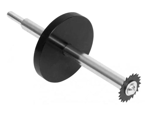 Internal Pipe Cutter With 1.26 Inch Saw Tooth Blade And 7 Inch Shaft That Cuts From Inside Using A Standard Three Eighths Inch Drill
