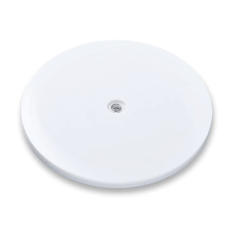 Must Have 4 Inch Acrylic Lazy Susan Turntable With Ball Bearing For Spice Rack Kitchen Pantry Table Decor White 20 Pound Load Capacity 360 Degree Rotation Non Slip Surface Ideal For Cabinets And Countertop