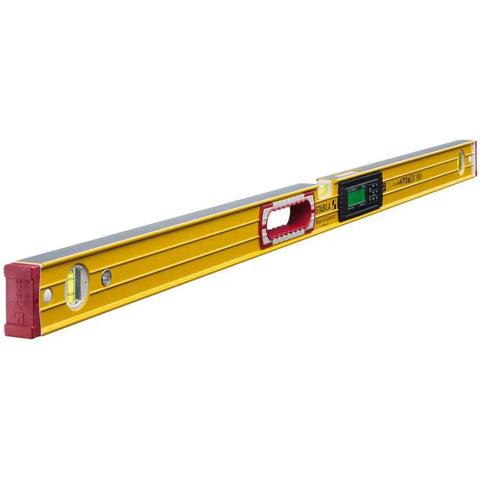 48 Inch Type 196-2 Digital Tech Level Tool Boasting Dead Nuts Electronic Vials And A Bang On Snap Shot Display side view.