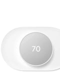 Thermostat Trim Kit For Nest Thermostat Easy Install Wall Plate Cover Snow Finish With Steel Plate And Mounting Screws Programmable WiFi Thermostat Accessory.