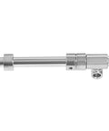 Close-up of metal component from Front Steering Modification Kit For 168cc ATV Go Kart DIY 640mm Steering Gear Rack Joint Tie Rod And Wheel Assembly Set Easy Install Beefed Up Metal Build Ideal For Off Road Rides And DIY Enthusiasts