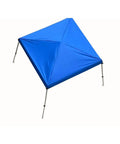 10x10 Slant Leg Pop Up Canopy Replacement Roof Top For Outdoor Use Built To Last 100 Percent Polyester Weather Resistant Shade With Fifty Plus UV Protection Waterproof Cover Blue For Backyard Beach Flea Market