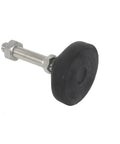 Skip The Wobble With These Universal Adjustable Leveling Feet Four Pack featuring tilt base with black nylon top for cabinets.