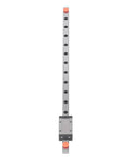 Top Notch High Precision Miniature Linear Motion Slide Rail Guideway With Bearing Block for 3D Printers and CNC Machines front view