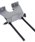 Oem Edge Guide Assembly Part 204358001 Fits Ryobi P601 18v One Plus Trim Router with black rods and silver mount.