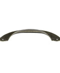 Top Shelf Vintage Bronze Cup Pulls For Kitchen Cabinets And Dressers Featuring Heavy Carbon Steel Build With Flawless 3.9 Length And 1.77 Width For A Killer 6 Pack Furniture Refresh, side view of cup pull.