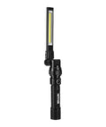 500 Lumen LED Rechargeable Magnetic Handheld Work Light With Foldable Slim Bar Swivel Head USB C Charging Magnetic Base Two Game Changing Modes And Handy Tip Light For Quick Easy Lighting In Tight Spots in folded position