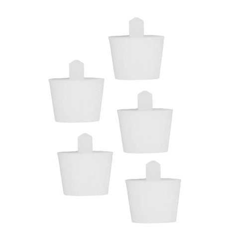 Durable Silicone Tapered Plug Kit 20 Pcs For High Temp Powder Coating Sealing And Masking Tools That Stay Flexible In Pro Workshop Surface Treatment Jobs, white tapered plugs
