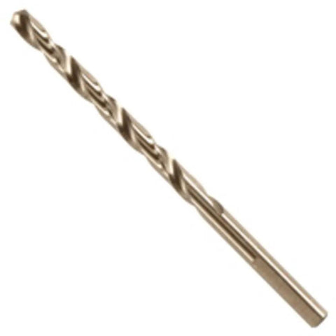 Long Life Cobalt M42 Drill Bit 3/16 Inch By 3 1/2 Inch, Tough Metal Drill Bit For Stainless Steel Cast Iron Titanium Aluminum, High Heat Resistance With 8 Percent Cobalt For Durable Drilling