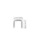 Bulk 4000 Piece Aluminum U Shaped Sausage Casing Clips And Nail Clippers For Rapid Batch Production Fast Changeover Tools, U clip, 1.1cm size.