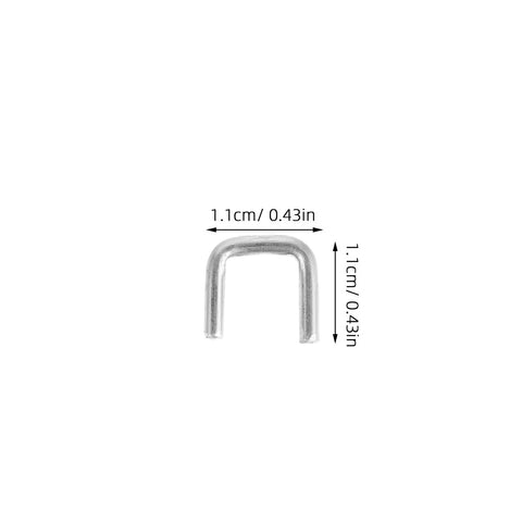 Bulk 4000 Piece Aluminum U Shaped Sausage Casing Clips And Nail Clippers For Rapid Batch Production Fast Changeover Tools, U clip, 1.1cm size.