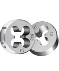 1 Inch 14 UNF Right Hand Thread Die For Bolt Repair And Rethreading Round Machine Die For Carbon Steel And Alloy Metals Pro Grade Heavy Duty Fine Thread Tool For Creating Or Fixing Threads., round metal thread die close-up