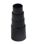 Black rubber reducer sleeve step adapter, pack of 3 for Kress 98039804 vacuum cleaner connector