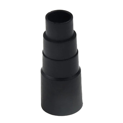 Black rubber reducer sleeve step adapter, pack of 3 for Kress 98039804 vacuum cleaner connector