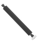 Plastic Bearing Roller Pinch Feed Shaft For Barcode Label Printer Replacement Part, black durable design for smooth paper alignment.