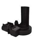 Plug And Play Battery Current Sensor Replacement For Chevrolet Gmc Buick Vehicles Bulletproof Electrical Monitoring Fits Traverse Tahoe Impala Silverado Sierra With 13502261 13505369 close-up view of black plastic sensor with pins.