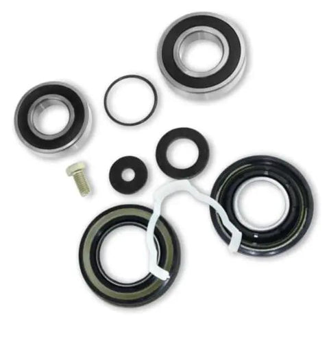 Heavy Duty Washer Tub Bearing Seal Kit For Maytag Neptune MAH Models including seals, bearings, screws for easy replacement.