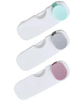 Three Pack Childproof Cabinet And Drawer Locks With Hidden Buckles, Durable ABS Material Safety Latches For Babyproofing Your Home