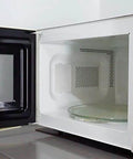 Microwave oven with installed heat resistant waveguide cover plate, part of 10 Piece Microwave Oven Mica Insulation Sheets Heat Resistant Waveguide Cover Plates Durable Mica Material For Kitchen Use Easy To Cut To Fit Slots And Grooves Ideal Microwave Accessory For Safe Long Lasting Performance set.