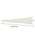 580mm blade from Three Blade Wind Turbine Replacement Kit With 3 Blades, 3 Hubs And 3 Blade Covers, 580mm Rotor, DIY-Friendly