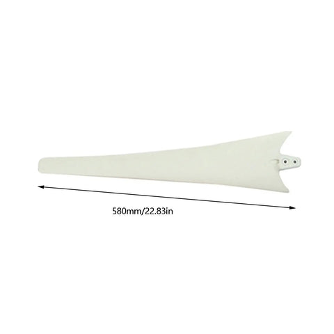 580mm blade from Three Blade Wind Turbine Replacement Kit With 3 Blades, 3 Hubs And 3 Blade Covers, 580mm Rotor, DIY-Friendly