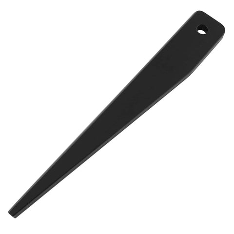 Morse taper drill key MT1/MT2, 140mm, black high-carbon steel (side view)
